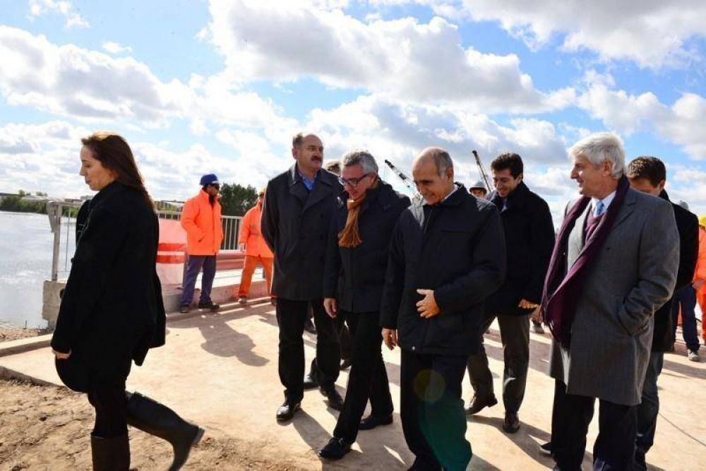 Andreotti y Zamora recibieron el compromiso de Vidal por obras hidr�ulicas