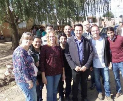 Aiola remarc� su compromiso por �caminar� los barrios y charlar con vecinos