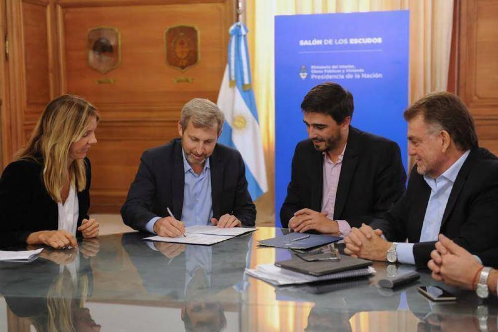 Con fondos de Naci�n, har�n obras en barrio AOMA