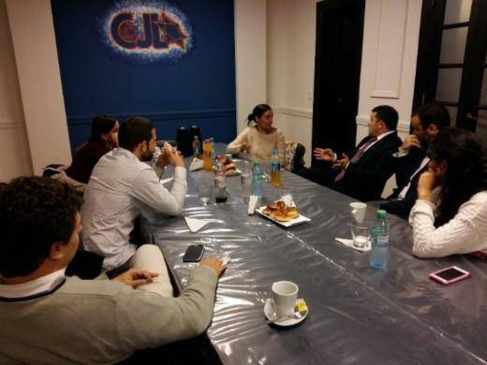 Miembros del Congreso Judío Latinoamericano se reunieron con Nancy Falcón del Centro Cultural Alba