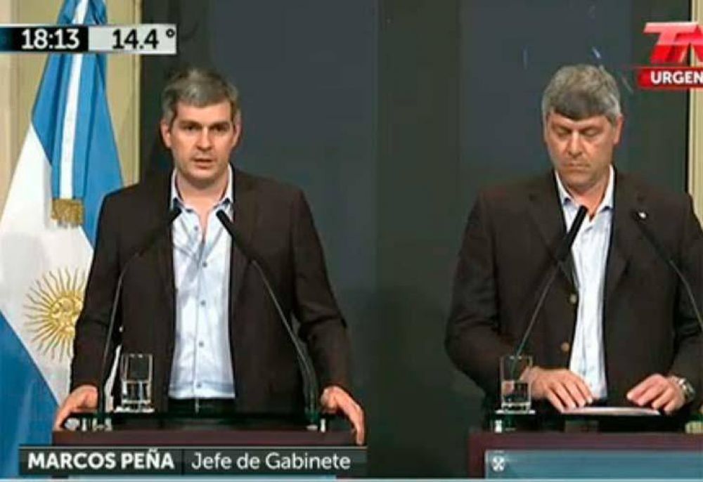 Pe�a sobre la marcha de los sindicatos: 