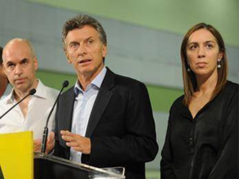 Macri con Larreta y Vidal