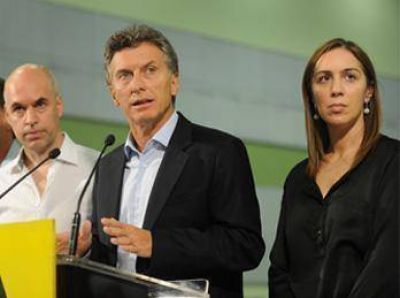 Macri con Larreta y Vidal