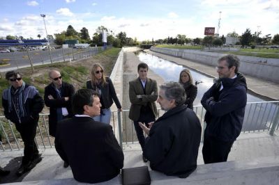 Legisladores verificaron el avance de obras hidr�ulicas