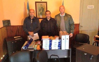 Reuni�n en las dependencias policiales de Hinojo y Sierra Chica