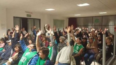 ATE resolvi� corte de ruta y paro por 48 horas