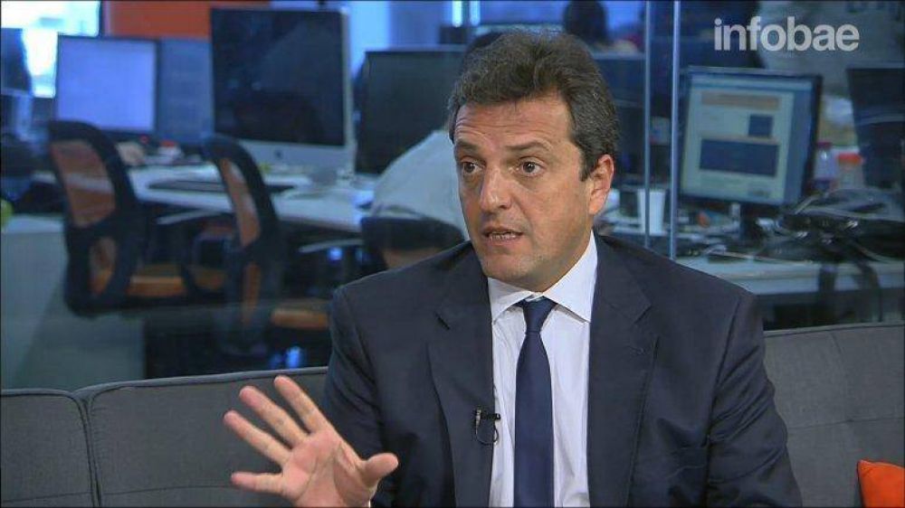 Sergio Massa le contest� a Mauricio Macri: 