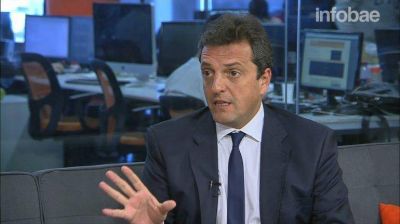 Sergio Massa le contest� a Mauricio Macri: 