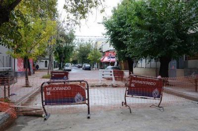 San Isidro: Trabajos de bacheo en Avellaneda