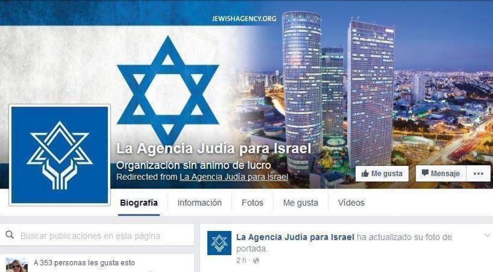 La Agencia Juda para Israel lanza su nueva pgina de Facebook