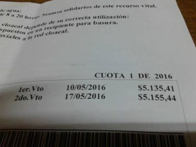 Alarma en contribuyentes por facturas de agua con 200% de aumento