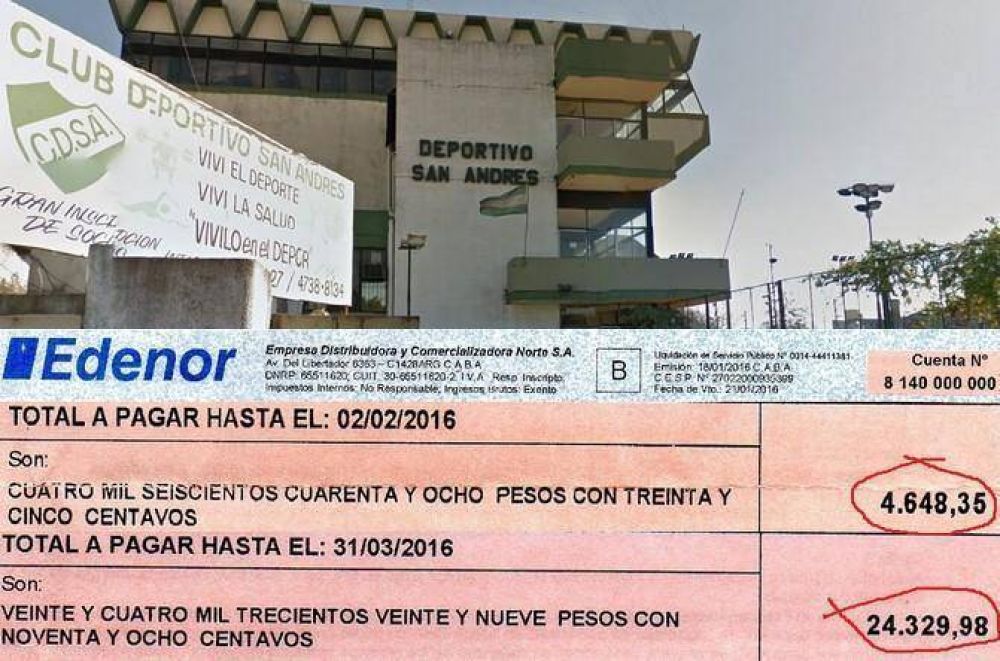 Tarifazo: alerta en los clubes sociales de San Martn por aumentos de hasta el 520%