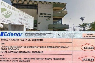 Tarifazo: alerta en los clubes sociales de San Mart�n por aumentos de hasta el 520%