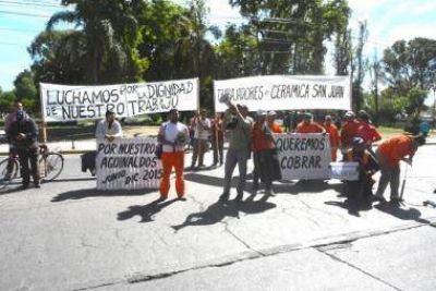 Cer�mica San Juan despidi� a todos sus empleados