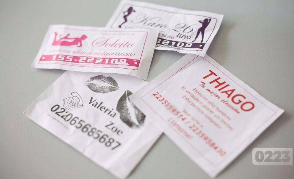 Proponen multar a las imprentas que realicen avisos de oferta sexual