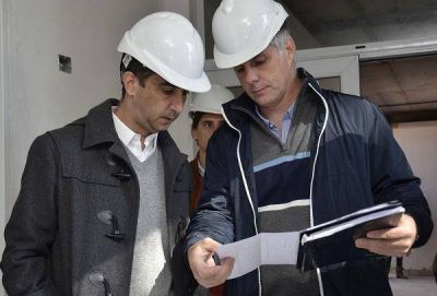 Tagliaferro recorri� la ampliaci�n del Jard�n Municipal N�1 en Mor�n