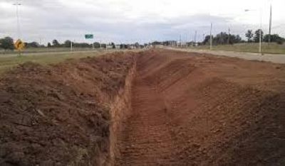 Ameghino: inician obras por las inundaciones
