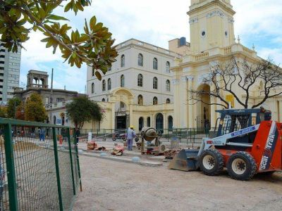 Avanzan obras en Casco Hist�rico de la ciudad