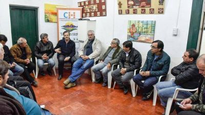 Bahl se reunió con dirigentes del PJ de Paraná Campaña