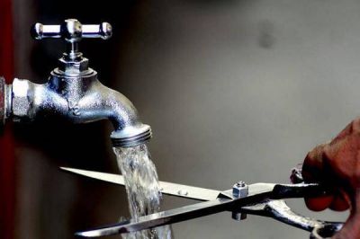 Corte de agua programado
