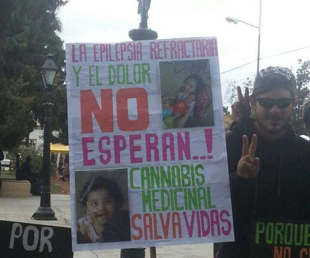 Por la marihuana legal, se movilizaron unas 70 personas en Salta