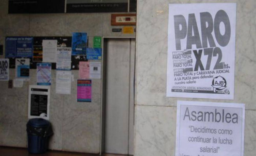 Judiciales comienzan este martes un nuevo paro de 72 horas