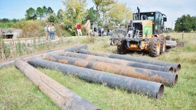Comenz� la construcci�n de nuevas alcantarillas en El Pinar
