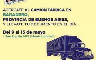 Baradero: Llega el cami�n f�brica para renovar DNI