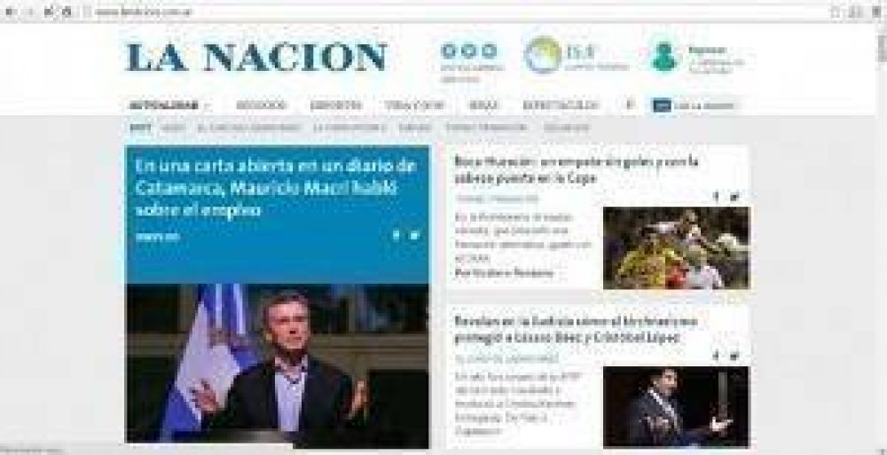 Amplia repercusi�n por la carta de Macri en El Ancasti