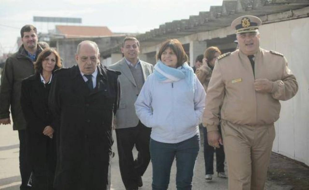 Leniz valor� la visita de Bullrich a Mar del Plata y confirm� la llegada de fuerzas federales
