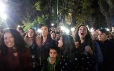Vidal particip� del cierre de AcercArte en Campana