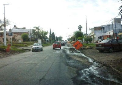 Contin�a la obra de ensanche de avenida Don Bosco