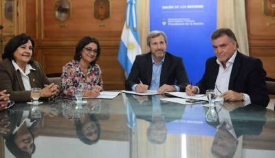 Firma de importante convenio por la construcci�n de viviendas entre la Provincia y Naci�n