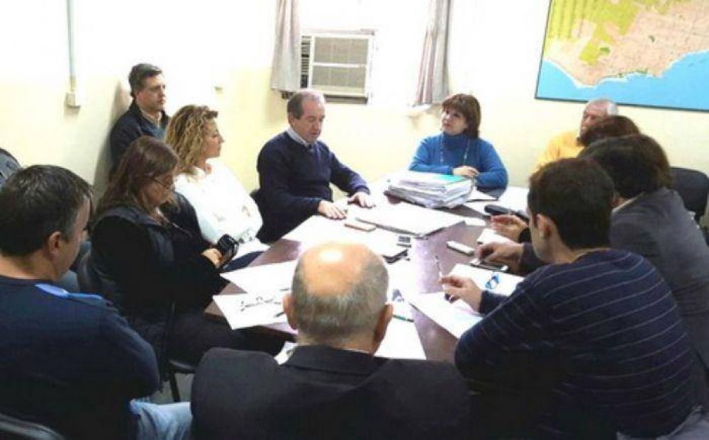 Reuni�n de la Comisi�n de Obras junto al Secretario de Planeamiento Urbano