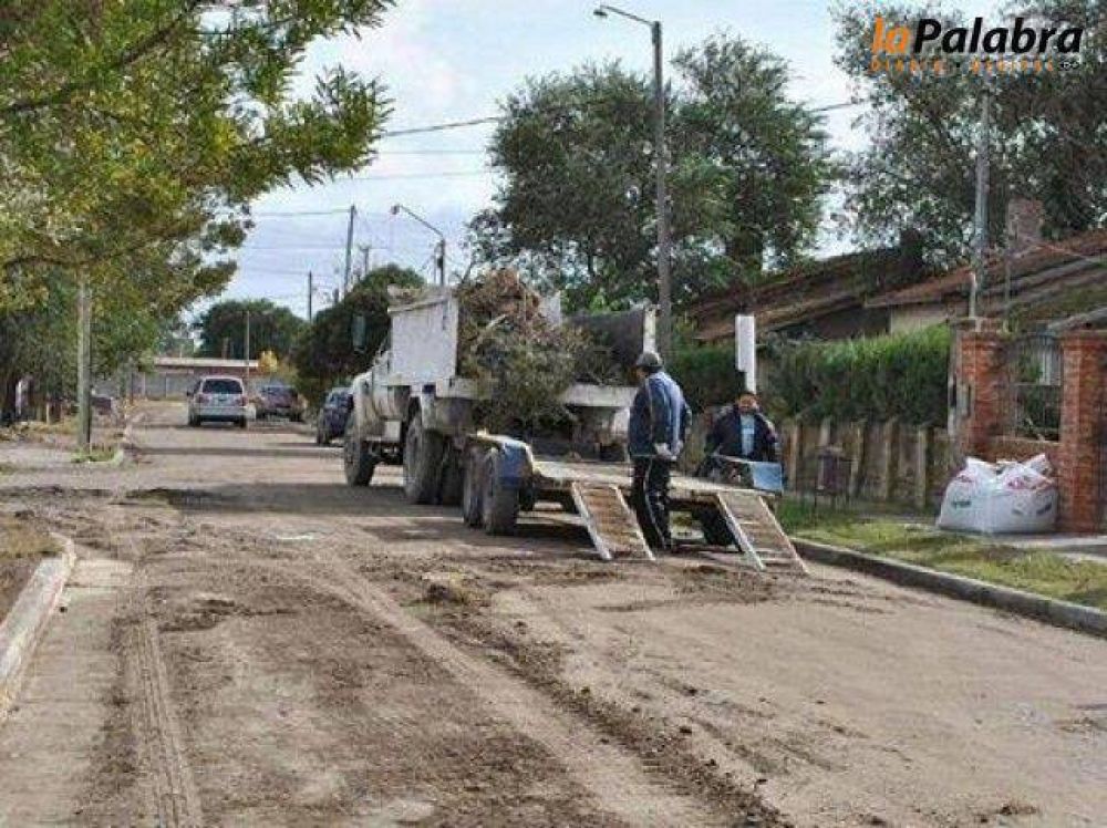 Contina el Operativo de Limpieza en los barrios de Patagones