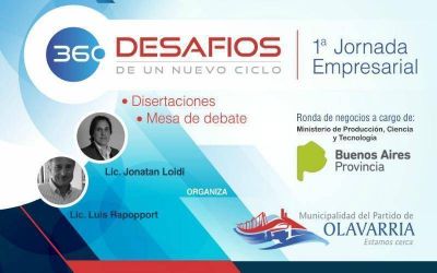 Olavarr�a, sede de la primera Jornada Empresarial �360: desaf�os de un nuevo ciclo�