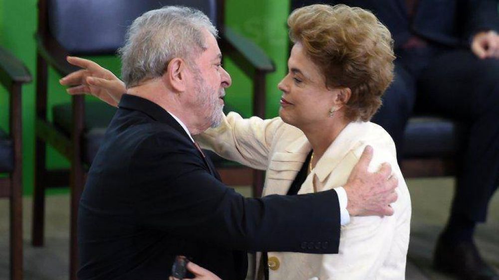 Lula da Silva acompaar a Dilma Rousseff en su acto de despedida