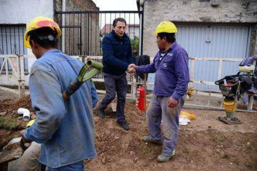 Extensi�n de la red cloacal en La Campana