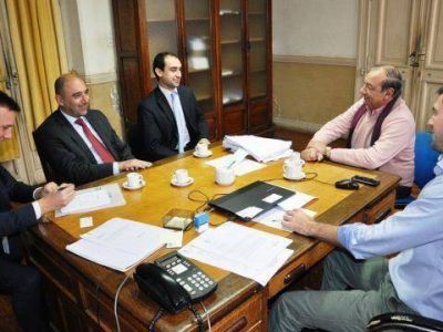 Carlos S�nchez se reuni� con representantes del Banco Galicia