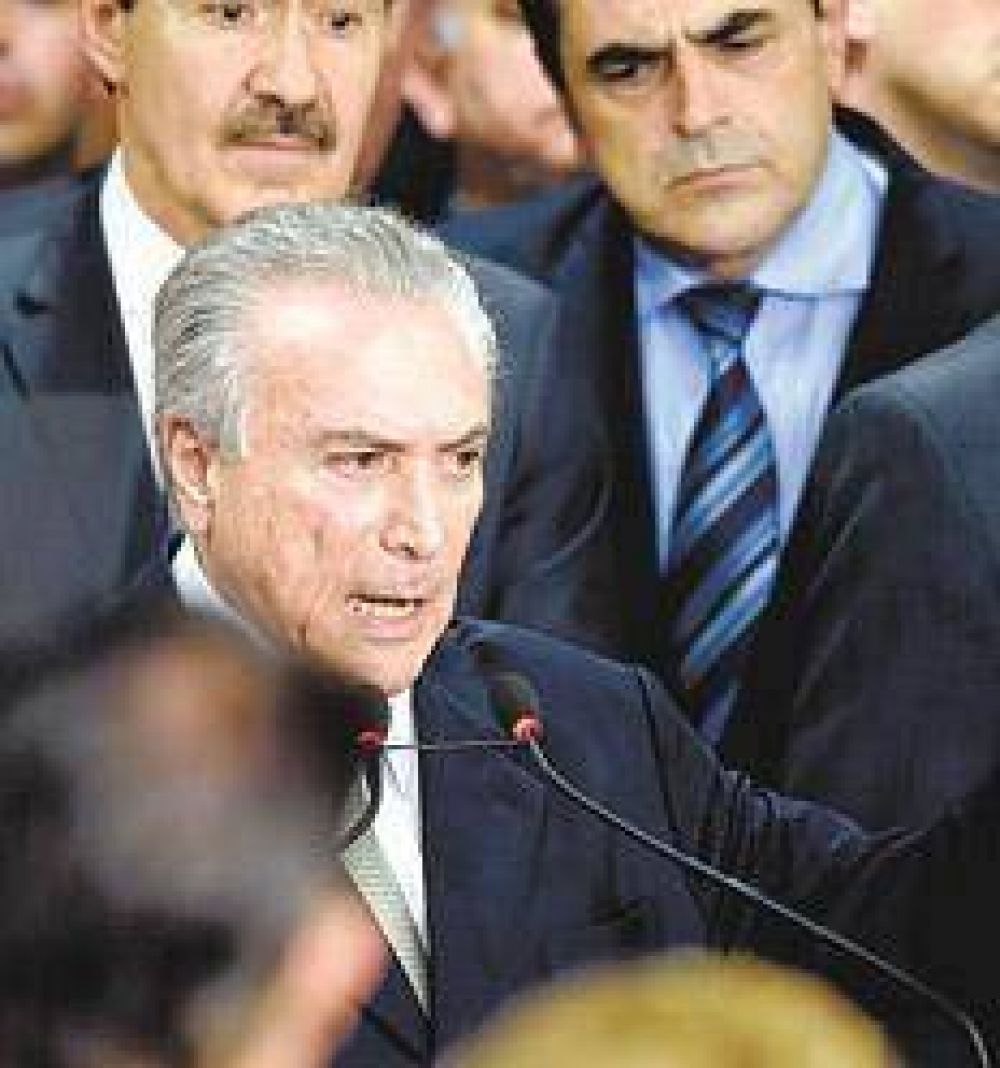 Temer fue informante de la Embajada de EE.UU.