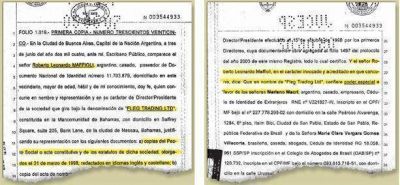 Maffioli, el hombre del Presidente que manejaba Fleg Trading LTD.