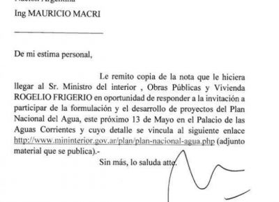 El Gobernador, enojado por un nuevo desaire de la Naci�n a San Luis