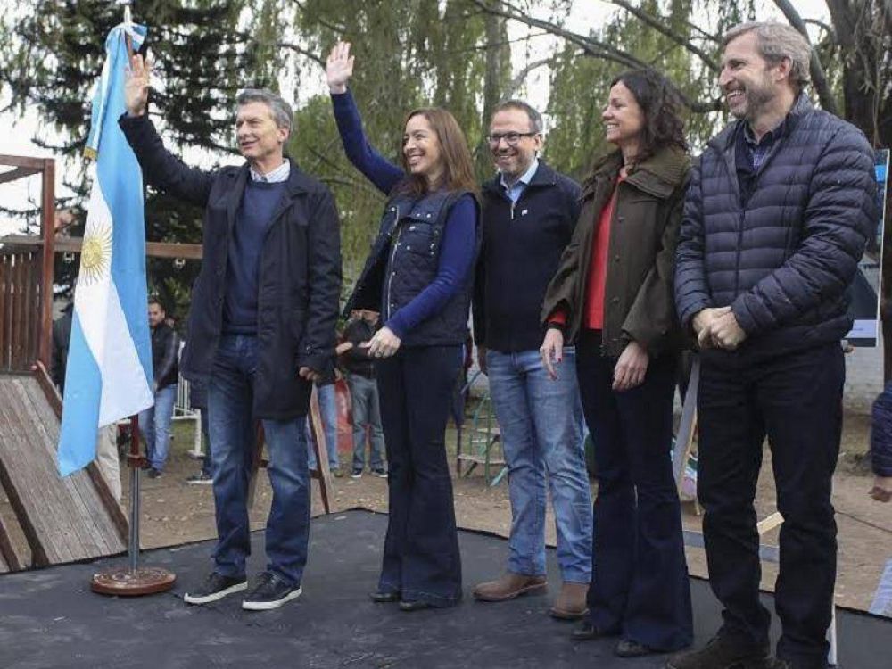 Macri y Vidal anunciaron un plan de obras p�blicas en Tres de Febrero