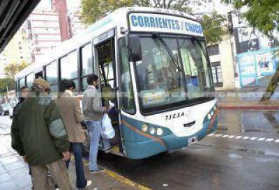 Desde este lunes el precio del boleto Chaco-Corrientes baja a $8,50
