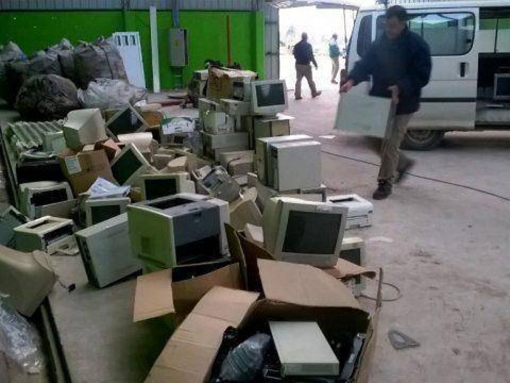 Se reciclar� en la planta de Bellocq una tonelada de residuo inform�tico