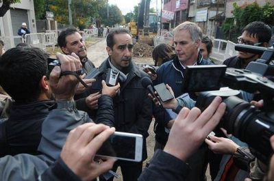 Tagliaferro detall� el convenio con Naci�n por obras de agua y cloacas