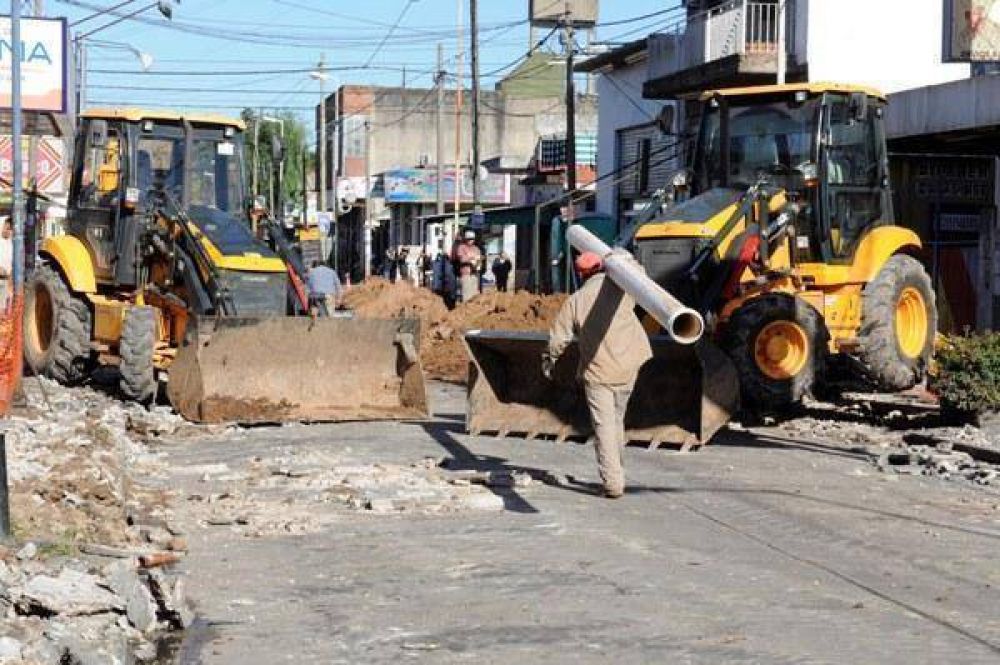 El municipio de Malvinas Argentinas contin�a con la extensi�n de la red de cloacas