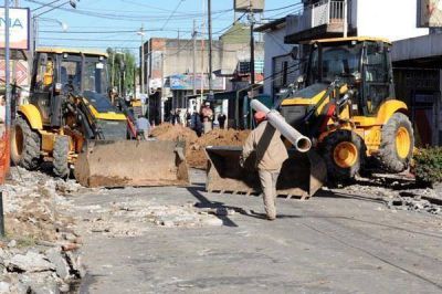 El municipio de Malvinas Argentinas contin�a con la extensi�n de la red de cloacas
