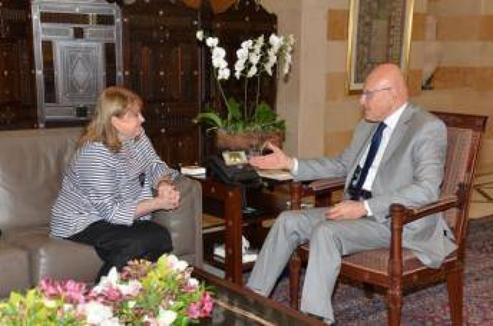 Canciller argentina se reuni con el Primer Ministro del Lbano