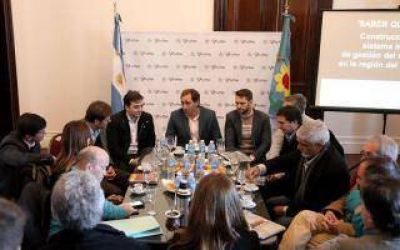 Los intendentes de La Plata, Berisso y Ensenada se reunieron por obras h�dricas